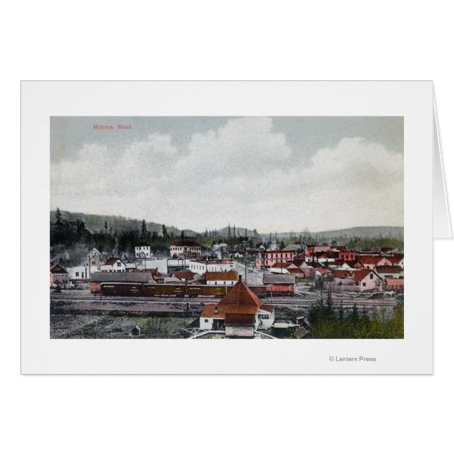 Luftbild der Stadt (Vorderseite (Horizontal))