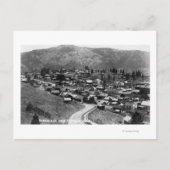 Luftbild der Stadt 14 Postkarte (Vorderseite)