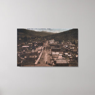 Luftbild der Stadt 16 Leinwanddruck