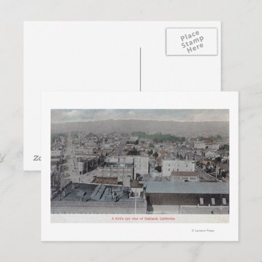 Luftbild der Stadt # 2Oakland, CA Postkarte (Vorne/Hinten)