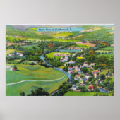 Luftbild der Stadt 6 Poster (Vorne)