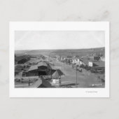 Luftbild der Stadt 6 Postkarte (Vorderseite)