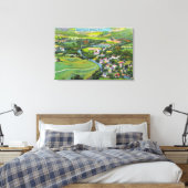 Luftbild der Stadt 9 Leinwanddruck (Insitu (Schlafzimmer))