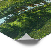 Luftbild der Stadt am St. Joe River Poster (Ecke)