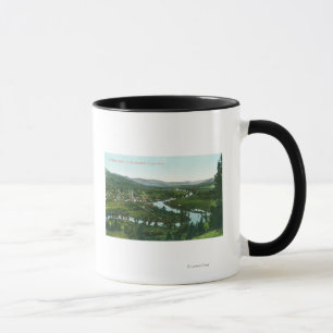 Luftbild der Stadt am St. Joe River Tasse