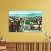 Luftbild der Stadt aus dem Call-Gebäude Leinwanddruck (Insitu (Wohnzimmer))