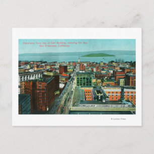Luftbild der Stadt aus dem Call-Gebäude Postkarte