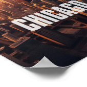 Luftbild der Stadt Chicago Illinois USA Poster (Ecke)