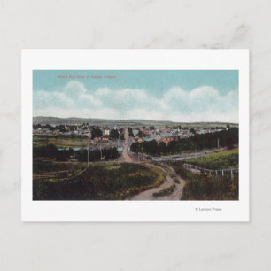 Luftbild der Stadt Dallas, OR Postkarte