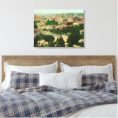 Luftbild der Stadt Leinwanddruck (Insitu (Schlafzimmer))