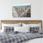 Luftbild der Stadt Oakland, CA Leinwanddruck (Insitu (Schlafzimmer))