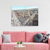 Luftbild der Stadt Oakland, CA Leinwanddruck (Insitu (Wohnzimmer))