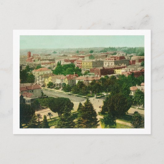 Luftbild der Stadt Postkarte (Vorderseite)