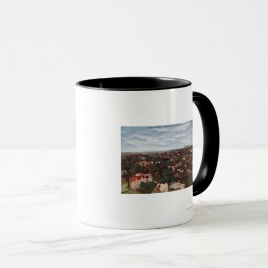 Luftbild der Stadt Tasse (VorderseiteRechts)