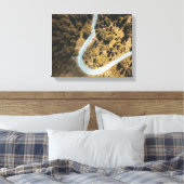 Luftbild der Straße zwischen Wald Leinwanddruck (Insitu (Schlafzimmer))