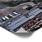 Luftbild der Themse Poster (Ecke)