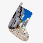 Luftbild der weißen Stadt Frigiliana bei sonnigen  Kleiner Weihnachtsstrumpf (Vorderansicht (hängend))