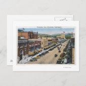 Luftbild der Wenatchee Avenue Postkarte (Vorne/Hinten)