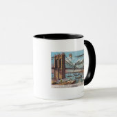 Luftbild der Willimantic Bridge Tasse (VorderseiteRechts)