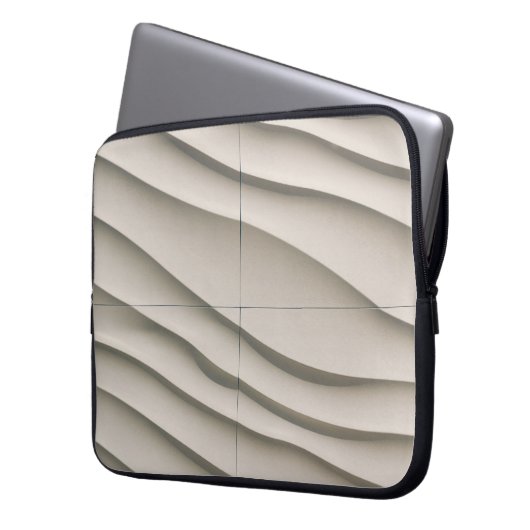 Luftbild der Wüste Laptopschutzhülle (Vorderseite Links)