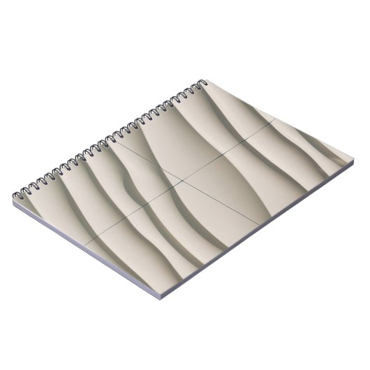 Luftbild der Wüste Notizblock (Linke Seite)