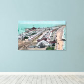 Luftbild der Zentadt vom Hotel del Coronado Leinwanddruck (Insitu (Holzboden))