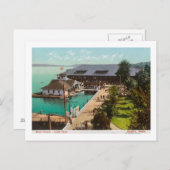 Luftbild des Boat House, Lake, Leshi Park Postkarte (Vorne/Hinten)