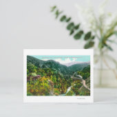 Luftbild des Canyons, Südpazifik Trai Postkarte (Stehend Vorderseite)