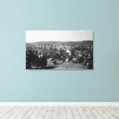 Luftbild des CityGrass Valley, CA Leinwanddruck (Insitu (Holzboden))