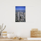 Luftbild des Empire State Gebäude und Poster (Küche)