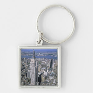 Luftbild des Empire State Gebäude und Schlüsselanhänger