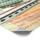 Luftbild des Gebäude Poster (Ecke)