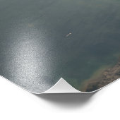 Luftbild des Gebiets Port-au-Prince in Haiti Fotodruck (Ecke)