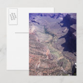 Luftbild des Grand Canyon in Arizona Postkarte (Vorne/Hinten)