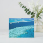 Luftbild des Great Barrier Reef am Postkarte (Stehend Vorderseite)