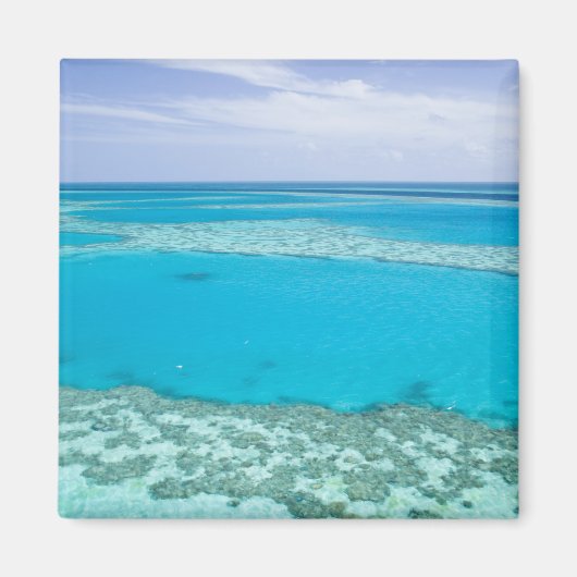 Luftbild des Great Barrier Reef von Magnet (Vorne)