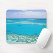 Luftbild des Great Barrier Reef von Mousepad (Mit Mouse)