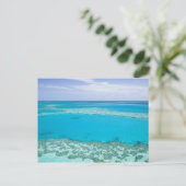 Luftbild des Great Barrier Reef von Postkarte (Stehend Vorderseite)