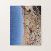 Luftbild des Gyantse & Palcho Klosters - Tibet Puzzle (Vertikal)