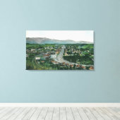 Luftbild des Hochlandparks Leinwanddruck (Insitu (Holzboden))