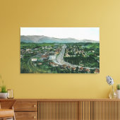 Luftbild des Hochlandparks Leinwanddruck (Insitu (Wohnzimmer))