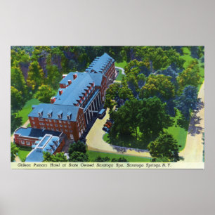 Luftbild des Hotels Gideon Putnam, Wellness-Center Poster