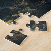 Luftbild des japanischen Gartens Puzzle (Seite)
