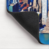 Luftbild des Manhattan-Musters Mousepad (Ecke)