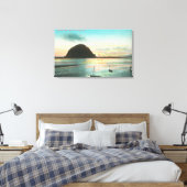 Luftbild des Morrow Rock und der Bucht Leinwanddruck (Insitu (Schlafzimmer))