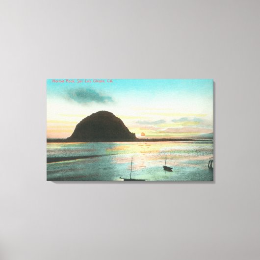 Luftbild des Morrow Rock und der Bucht Leinwanddruck (Vorderseite)