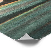 Luftbild des Morrow Rock und der Bucht Poster (Ecke)