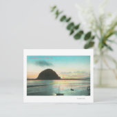 Luftbild des Morrow Rock und der Bucht Postkarte (Stehend Vorderseite)