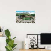 Luftbild des New Milwaukee Landkreis Stadions Poster (Heimbüro)