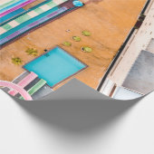 Luftbild des Parks Geschenkpapier (Ecke)